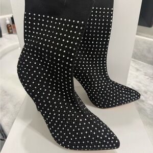 Call It Spring Black Studded Heeled Boots